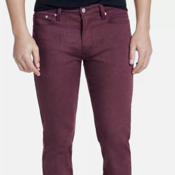 *Host Pick* Levi's wine red 511 slim jeans - Picture 1 of 15